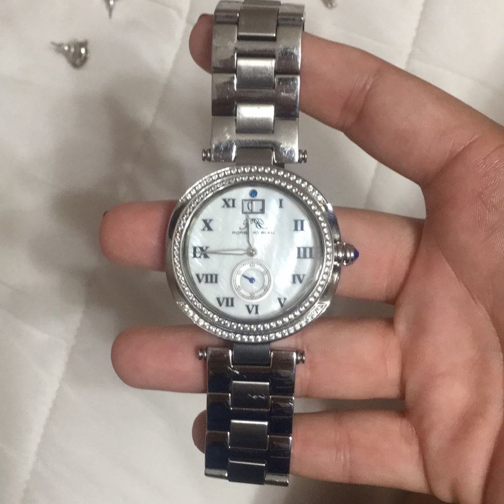 Porsamo Bleu silver watch